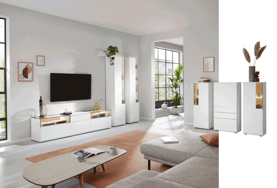 Interliving Wohnzimmer Serie 2031 - Wohnwand