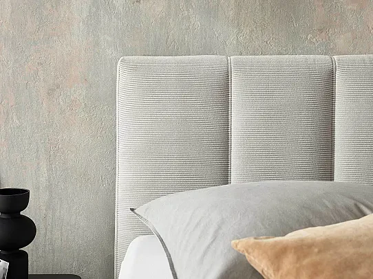 Interliving Boxspringbett Serie 1418 - Boxspringbett mit feinem Cordbezug