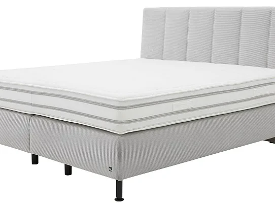 Interliving Boxspringbett Serie 1418 - Boxspringbett mit feinem Cordbezug